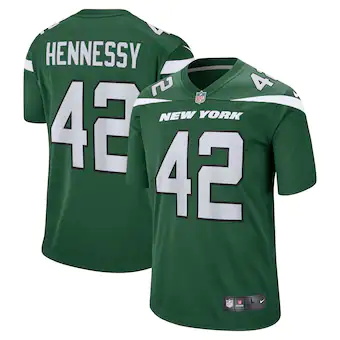 mens nike thomas hennessy gotham green new york jets game j